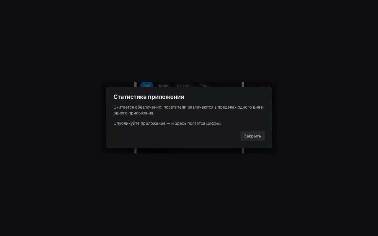 Статистика там же и появляется после публикации.